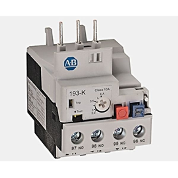 Allen-Bradley 193-KB48 193-K Mini Bimetallic Overload Relay, 3.50...4.80 image 1