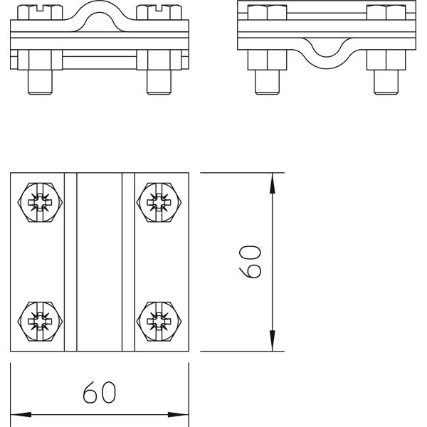 252 8-10 CU Cross-connectors  8-10mm image 2