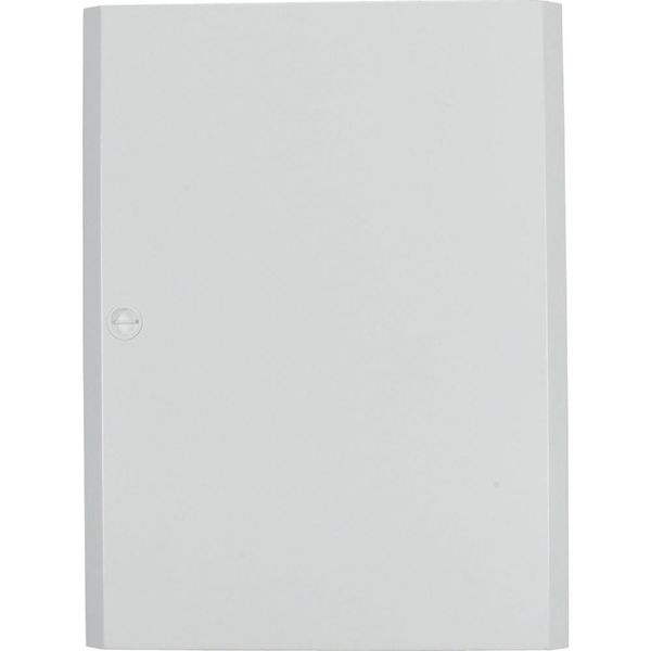 Surface mounted steel sheet door white, for 24MU per row, 5 rows image 3