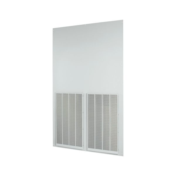 Rearwall, ventilated, HxW=2000x1200mm, IP42, grey image 6