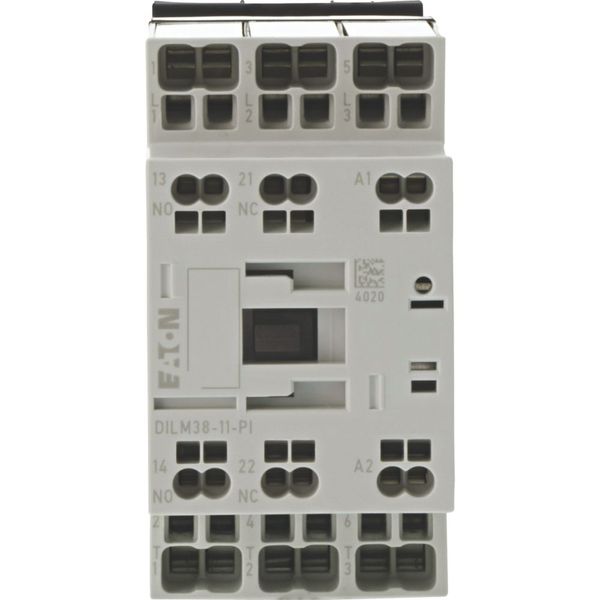 Contactor, 3 pole, 380 V 400 V 18.5 kW, 1 N/O, 1 NC, 220 V 50/60 Hz, AC operation, Push in terminals image 11