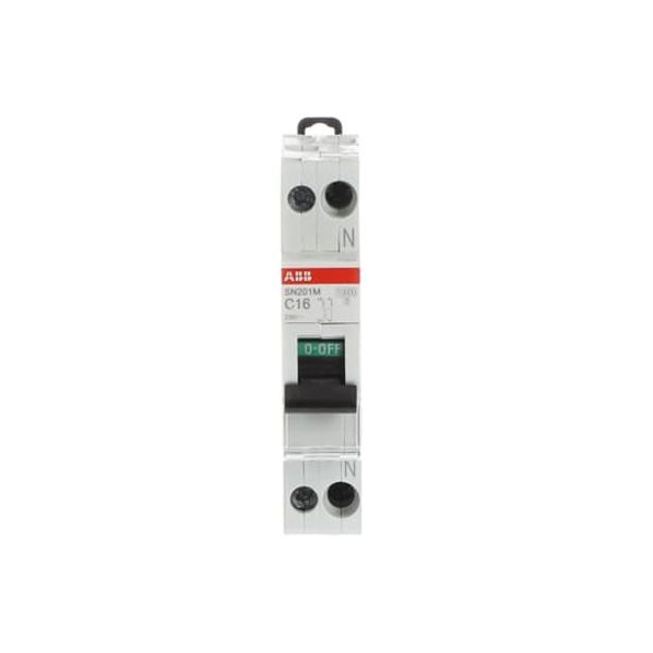 SN201 M-C16 Miniature circuit breaker - 1+NP - C - 16 A image 5