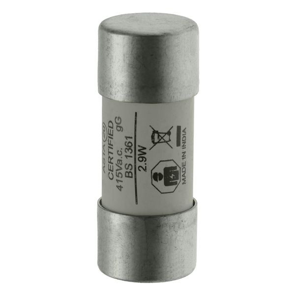 House service fuse-link, LV, 15 A, AC 415 V, BS system C type II, 23 x 57 mm, gL/gG, BS image 24