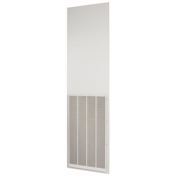 Rear wall ventilated, for HxW = 1400 x 650mm, IP42, grey image 1