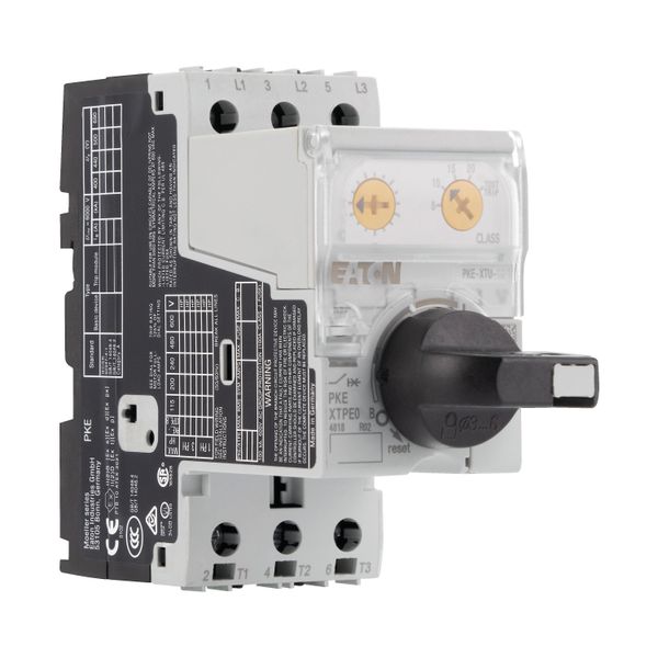Circuit-breaker, Basic device with AK lockable rotary handle, 12 A, Without overload releases, Screw terminals image 14
