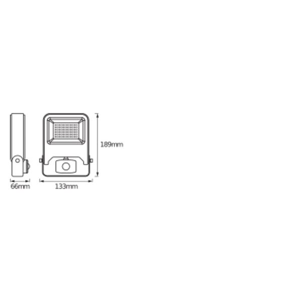 ENDURA® FLOOD Sensor Warm White 20 W 3000 K WT image 8