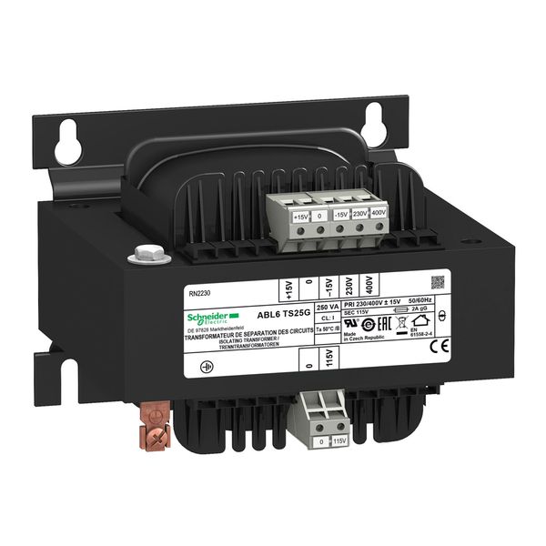 voltage transformer - 230..400 V - 1 x 115 V - 250 VA image 3