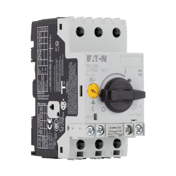 Motor-protective circuit-breaker, 3p+1N/O+1N/C, Ir=16-20A, screw conne image 10