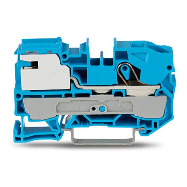 1-conductor N-disconnect terminal block 10 mm² Push-in CAGE CLAMP® blu image 2