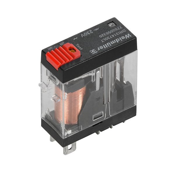 Miniature industrial relay, 24 V AC, red LED, 1 CO contact (AgSnO) , 2 image 2