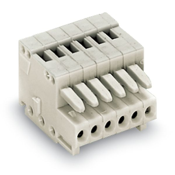 1-conductor female connector CAGE CLAMP® 0.5 mm² light gray image 5