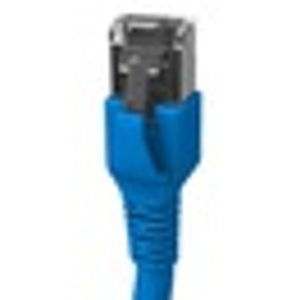 Patchcord RJ45 shielded Cat.6a 10GB, LS0H, blue,    2.0m image 5