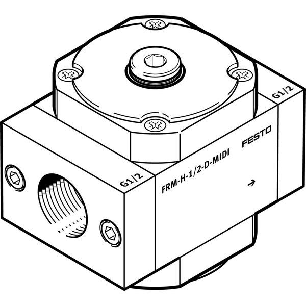 FRM-H-1/4-D-MINI Branching module image 1