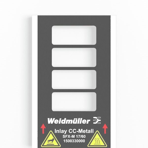 Inlay (device marking), Marker type: SFX-M 17/60, Version: Holder for  image 1