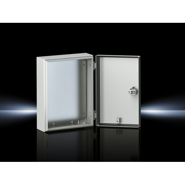 KX E-Box, WHD: 200x200x80 mm, sheet steel image 1