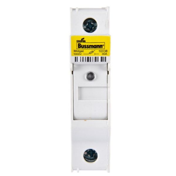 Fuse-holder, high speed, 32 A, DC 1500 V, 14 x 51 mm, 1P, IEC, UL, Neon indicator image 1
