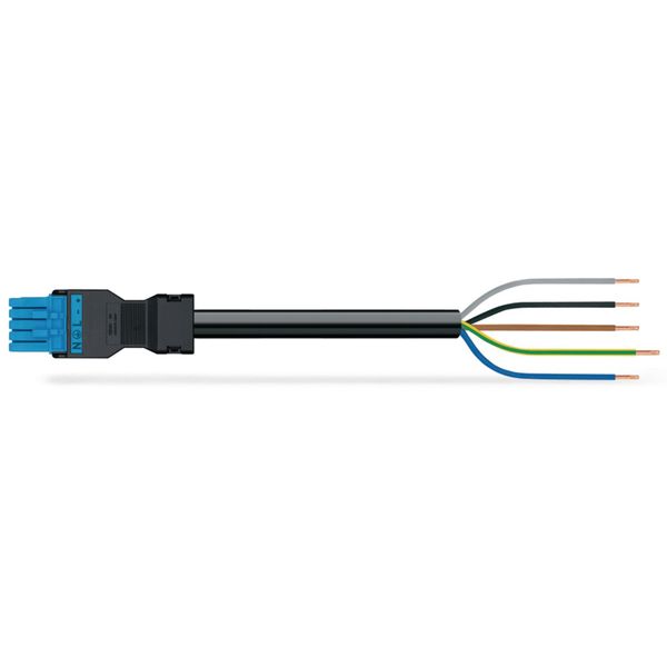 pre-assembled connecting cable Eca Socket/open-ended blue image 1