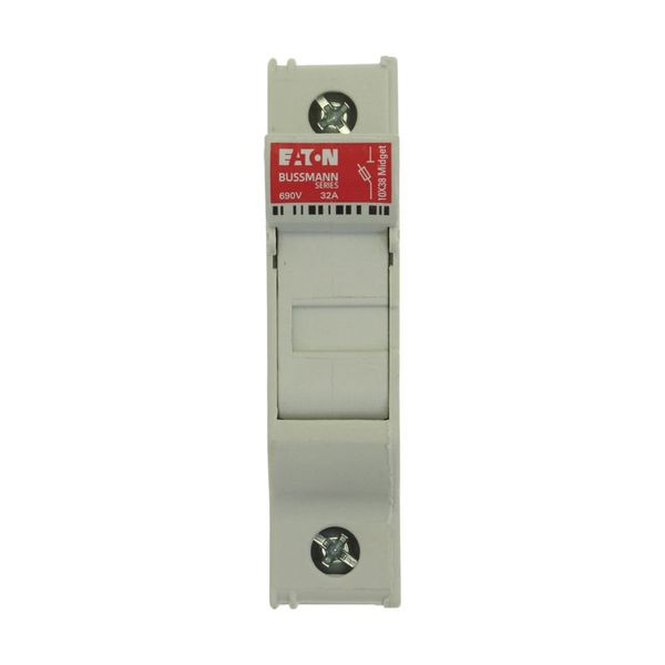 Fuse-holder, LV, 32 A, AC 690 V, 10 x 38 mm, 1P, UL, IEC, DIN rail mount image 21