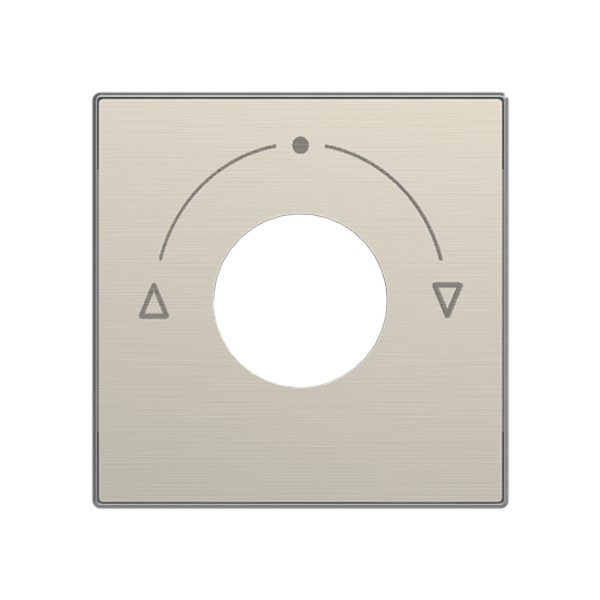 8553.1 AI Cover plate for 3 position key switch - Stainless Steel Symbol "3-level switch" for Level switch, Key Stainless steel - Sky Niessen image 1