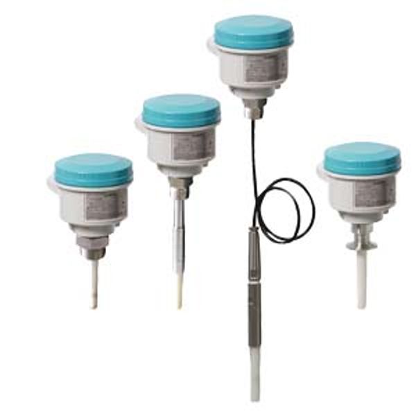 Pointek CLS200 RF Capacitance point level switch, rod design. Detects level and interface in liquids, solids, slurries, and foam. Adjustable, 5.5 m (18.04 ft), insertion, adaptable sensitivity, with the ability to tune out build-up  7ML5630-0DM10-0FA0 image 1