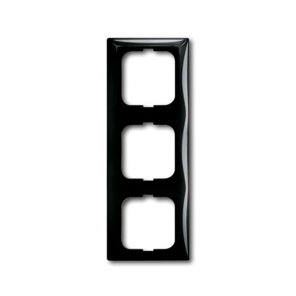 2513-95-507 Cover Frame 3gang(s) château-black - Basic55 image 1