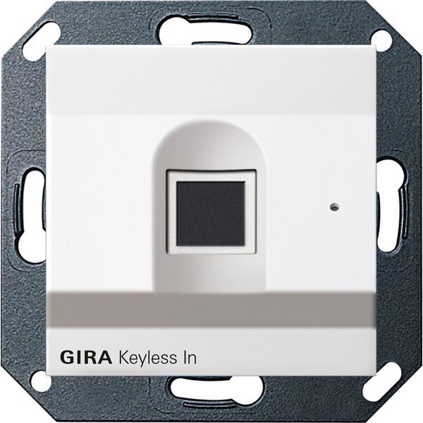 Gira Keyless In fingerprint reader System 55 p.white image 1