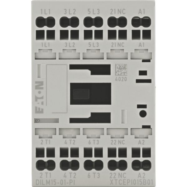 Contactor, 3 pole, 380 V 400 V 7.5 kW, 1 NC, 42 V 50 Hz, 48 V 60 Hz, AC operation, Push in terminals image 13