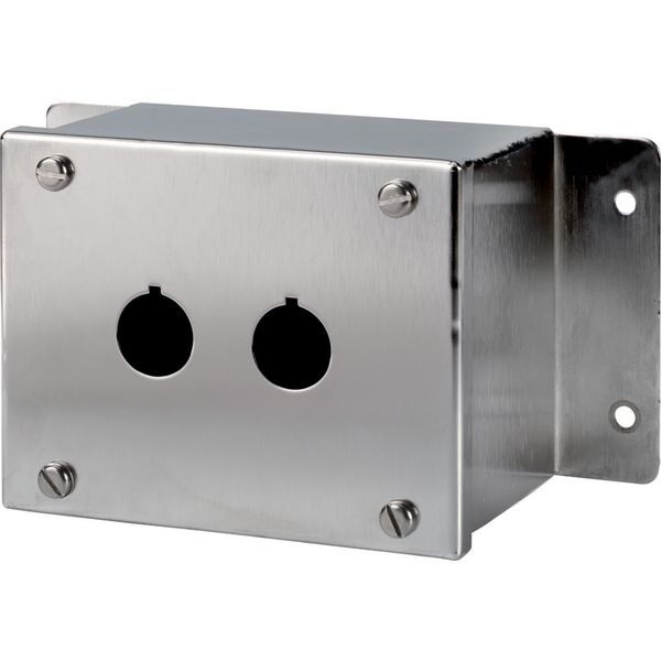 Surface mounting enclosure, stainless steel, 2 mounting locations image 3