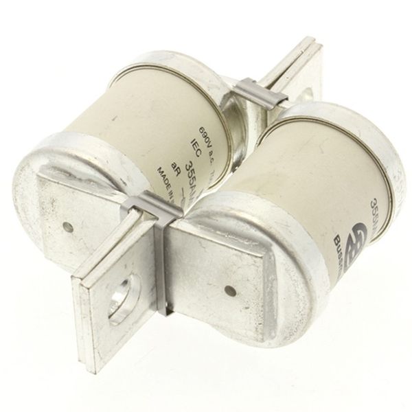 Fuse-link, LV, 355 A, AC 400 V, NH2, gFF, IEC, dual indicator, insulated gripping lugs image 4