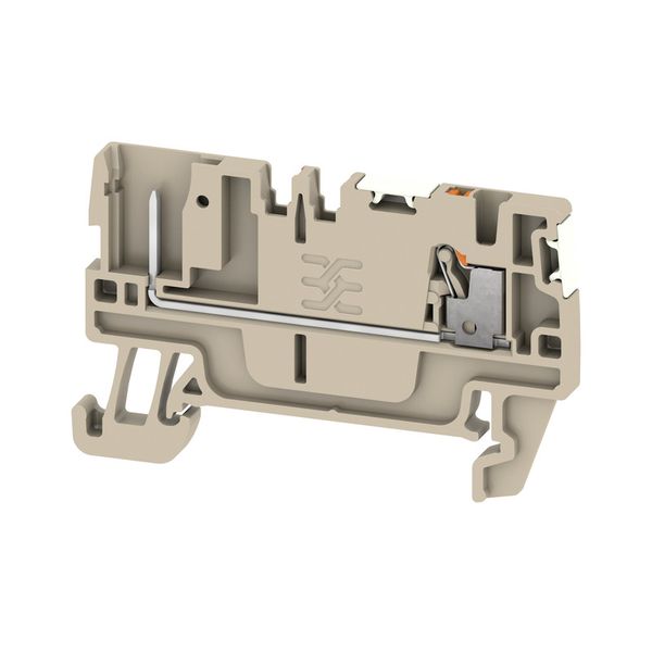 Feed-through terminal block, PUSH IN, 1.5 mm², 500 V, 17.5 A, Number o image 1