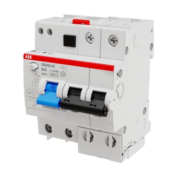 DS202 AC-C40/0.03 Residual Current Circuit Breaker with Overcurrent Protection image 4