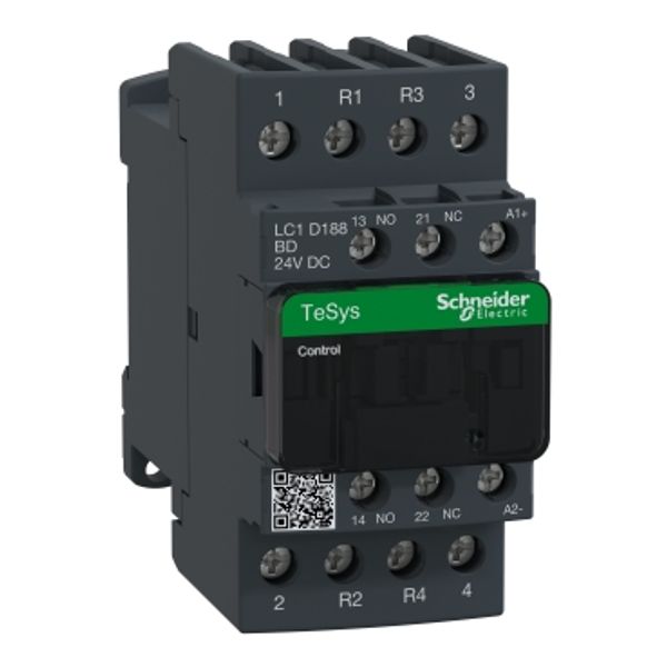 TeSys Deca contactor - 4P(2 NO + 2 NC) - AC-1 - = 440 V 32 A - 24 V DC coil image 3