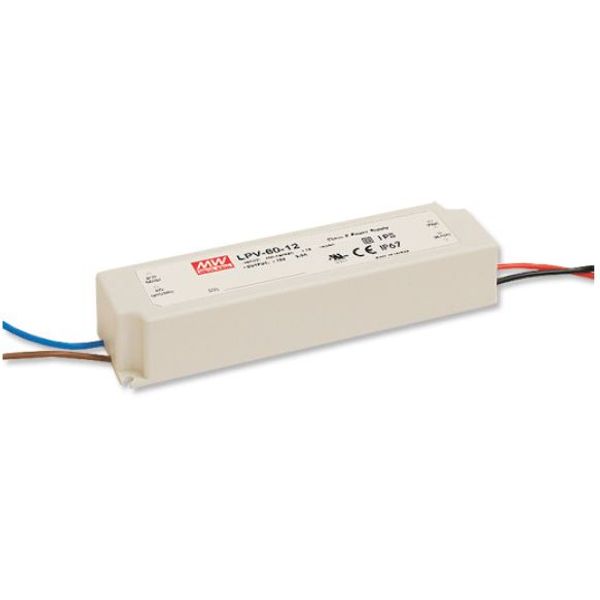 LED Power Supplies LPV 60W/12V, IP67 image 1