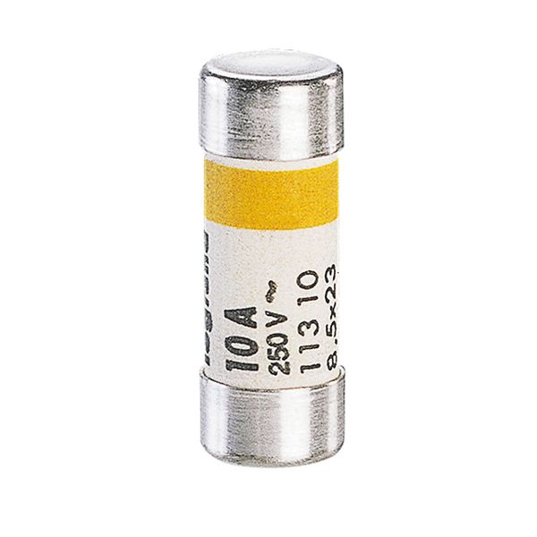 Domestic cartridge fuse - cylindrical type 8.5 x 23 - 10 A - w/o indicator image 2