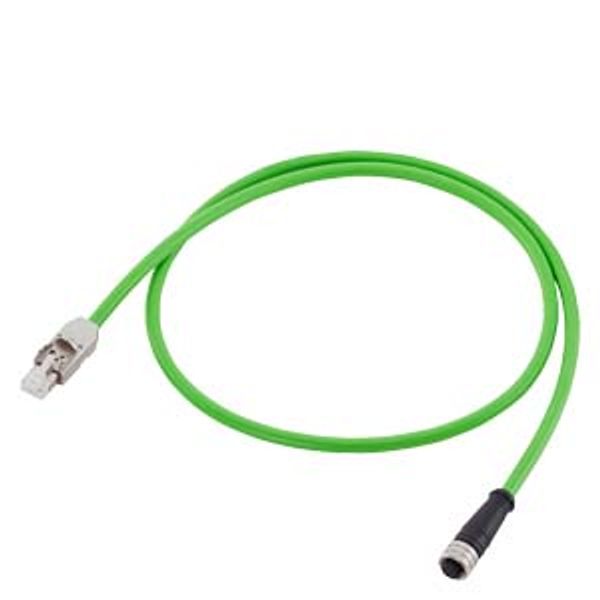 DRIVE-CLiQ cable type: 6FX5002-2DC30 Pre-assembled for direct measuring systems with 24 V Connector  6FX5002-2DC30-1AK0 image 1