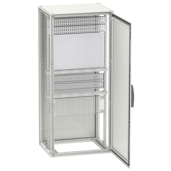 Spacial SF enclosure with mounting plate - assembled - 2200x1000x600 mm image 1