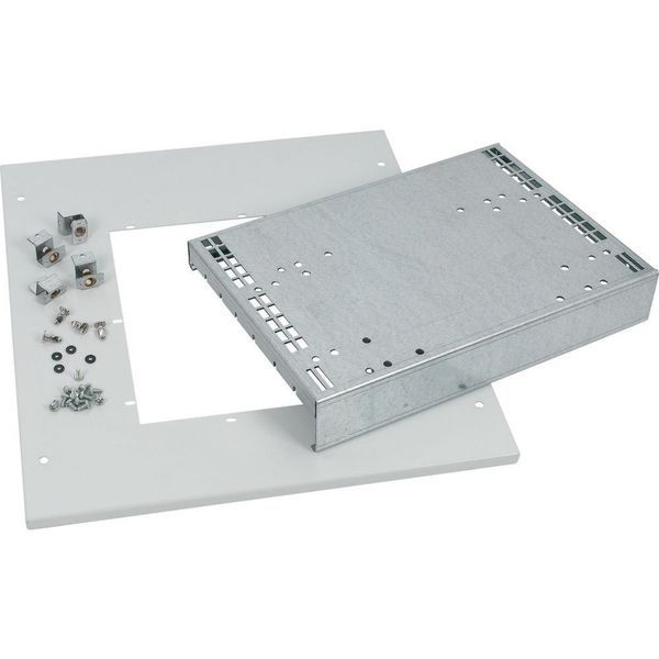 Mounting kit, NZM4, 1600A, 4p, withdrawable unit, W=600mm, grey image 3