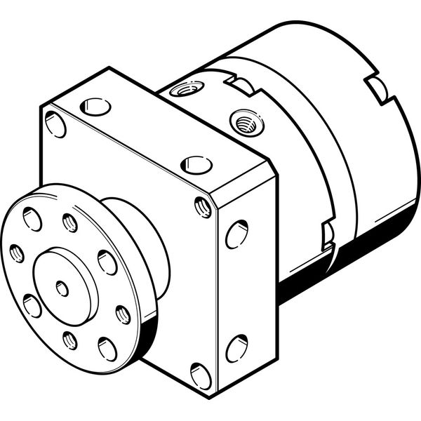 DSM-8-180-P-FF-FW Rotary actuator image 1