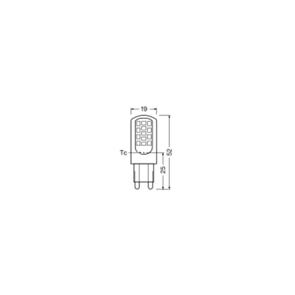 LED PIN G9 P 4.2W 840 Clear G9 image 6