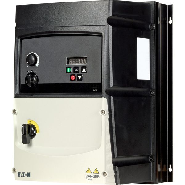 Variable frequency drive, 400 V AC, 3-phase, 39 A, 18.5 kW, IP66/NEMA 4X, Radio interference suppression filter, Brake chopper, 7-digital display asse image 5