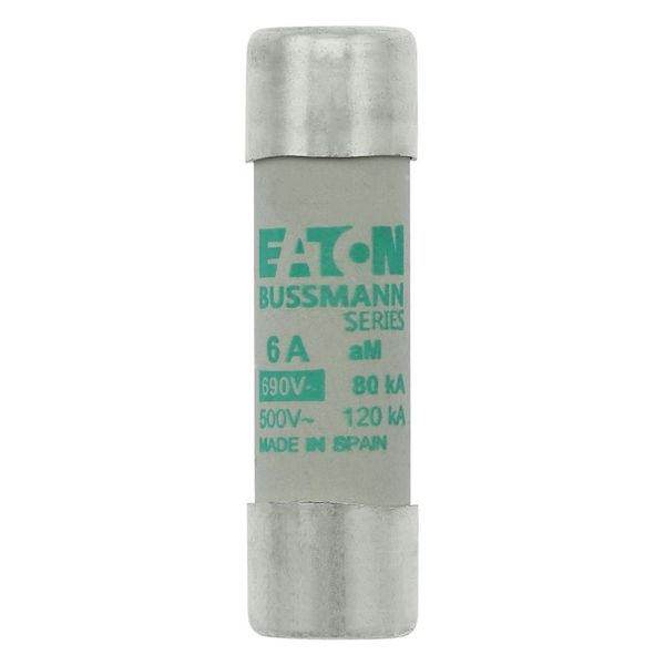 Fuse-link, LV, 6 A, AC 500 V, 14 x 51 mm, aM, IEC, with striker image 5