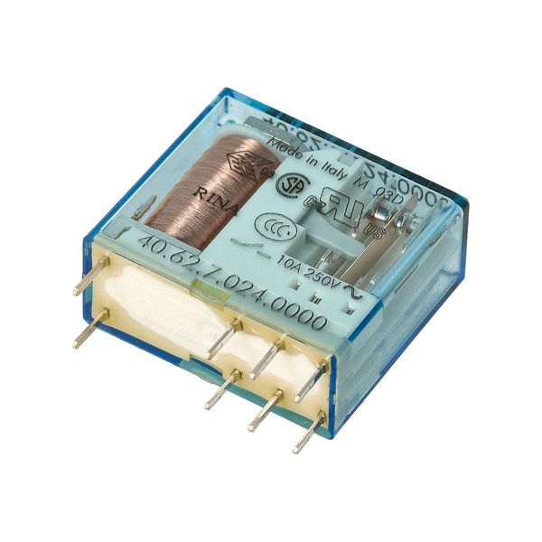 PCB/Plug-in Rel. 5mm.pinning 2CO 10A/24VDC/SEN/Agni (40.62.7.024.0000) image 4