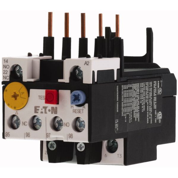 Overload relay, ZB12, Ir= 1 - 1.6 A, 1 N/O, 1 N/C, Direct mounting, IP20 image 3