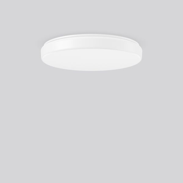 Flat Polymero Kreis Slim, 24 W, 2600 lm, 830, white, Phase-cut Ceiling image 1