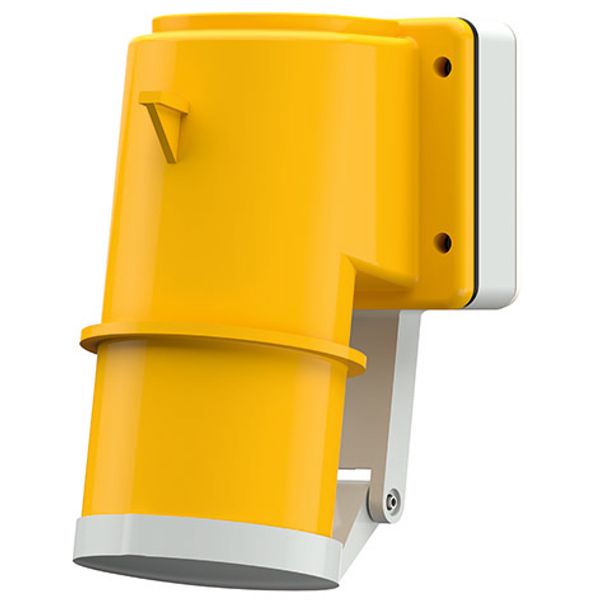 Panel mounted inlet, 16A5p4h110V, IP44 image 3