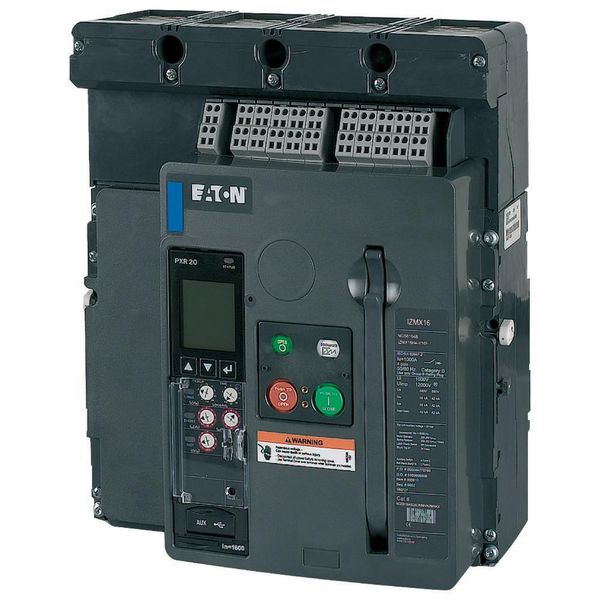 Circuit-breaker, 4 pole, 1250A, 50 kA, P measurement, IEC, Fixed image 3