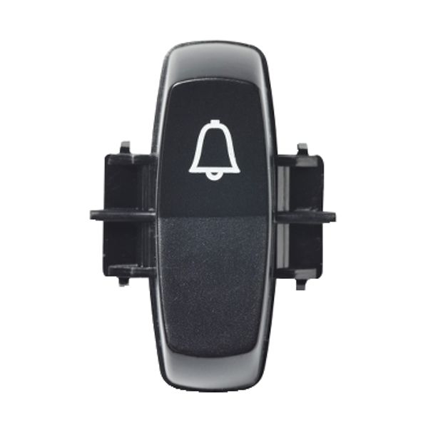 Renova - rocker - printed symbol BELL - for S100 switch - black image 2