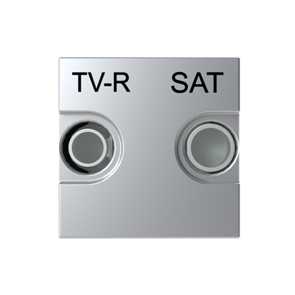 N2251.3 PL TV-R/SAT terminal outlet - 2M - Silver image 1