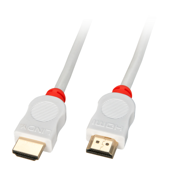 HDMI HighSpeed Cable, White, 0.5m HDTV & HDCP compatible image 1