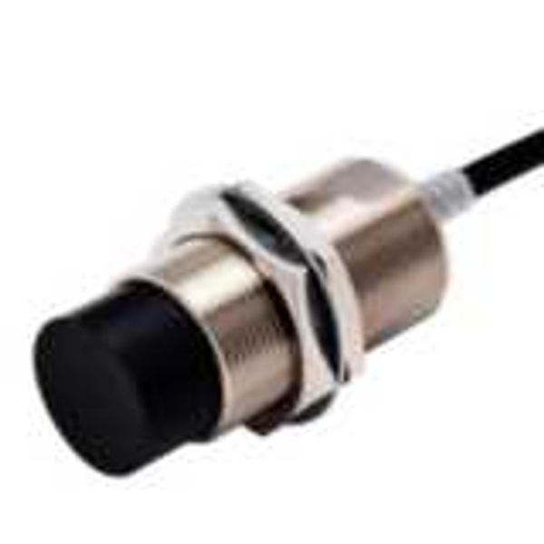 Proximity sensor, inductive, nickel-brass, long body, M30, unshielded, image 3